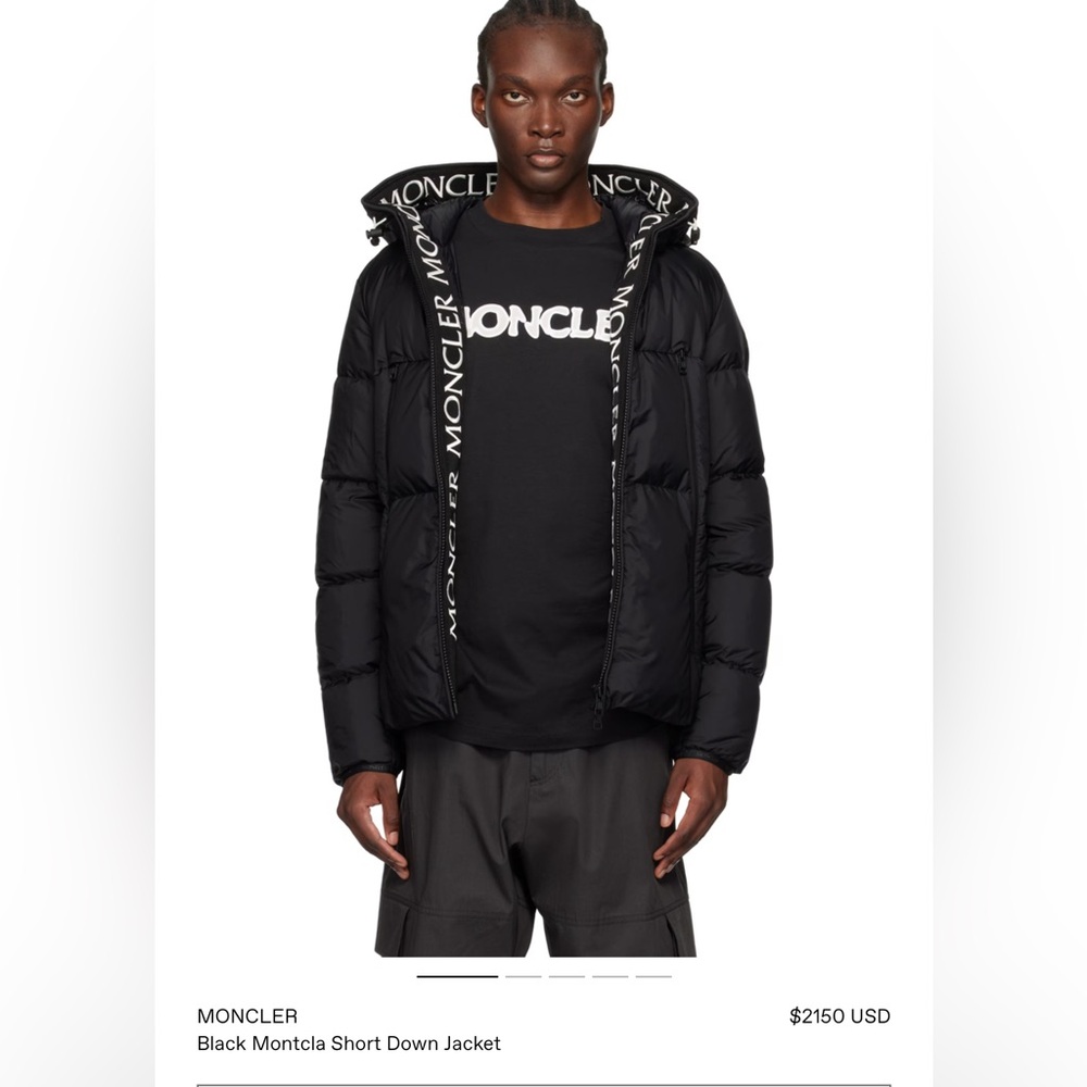 moncler logo hood jacket